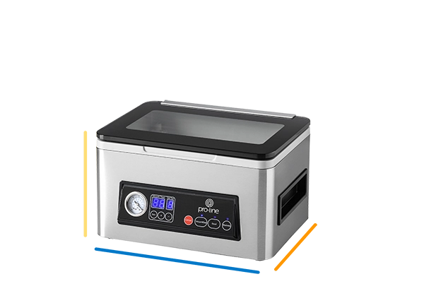 D4 Chamber Food Vacuum Sealer Dimensions